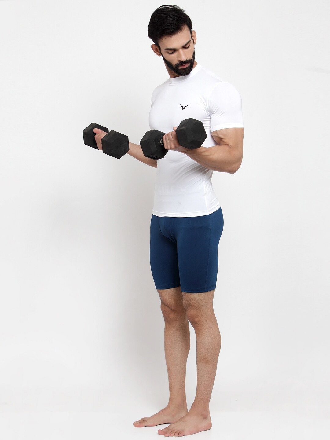

Invincible Men Pro Compress Performance Shorts, Teal