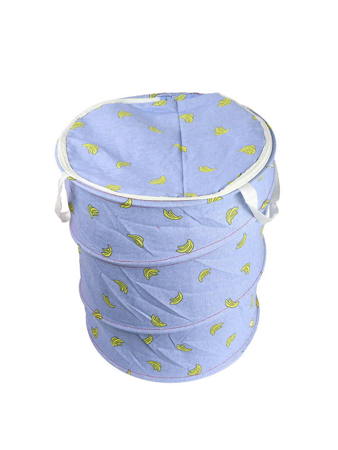 

OddCroft Blue & Yellow Banana Printed Foldable Laundry Basket