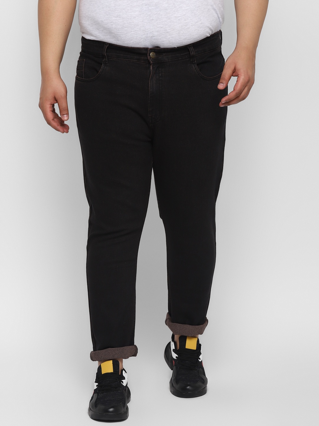 

Urbano Plus Men Brown Stretchable Jeans