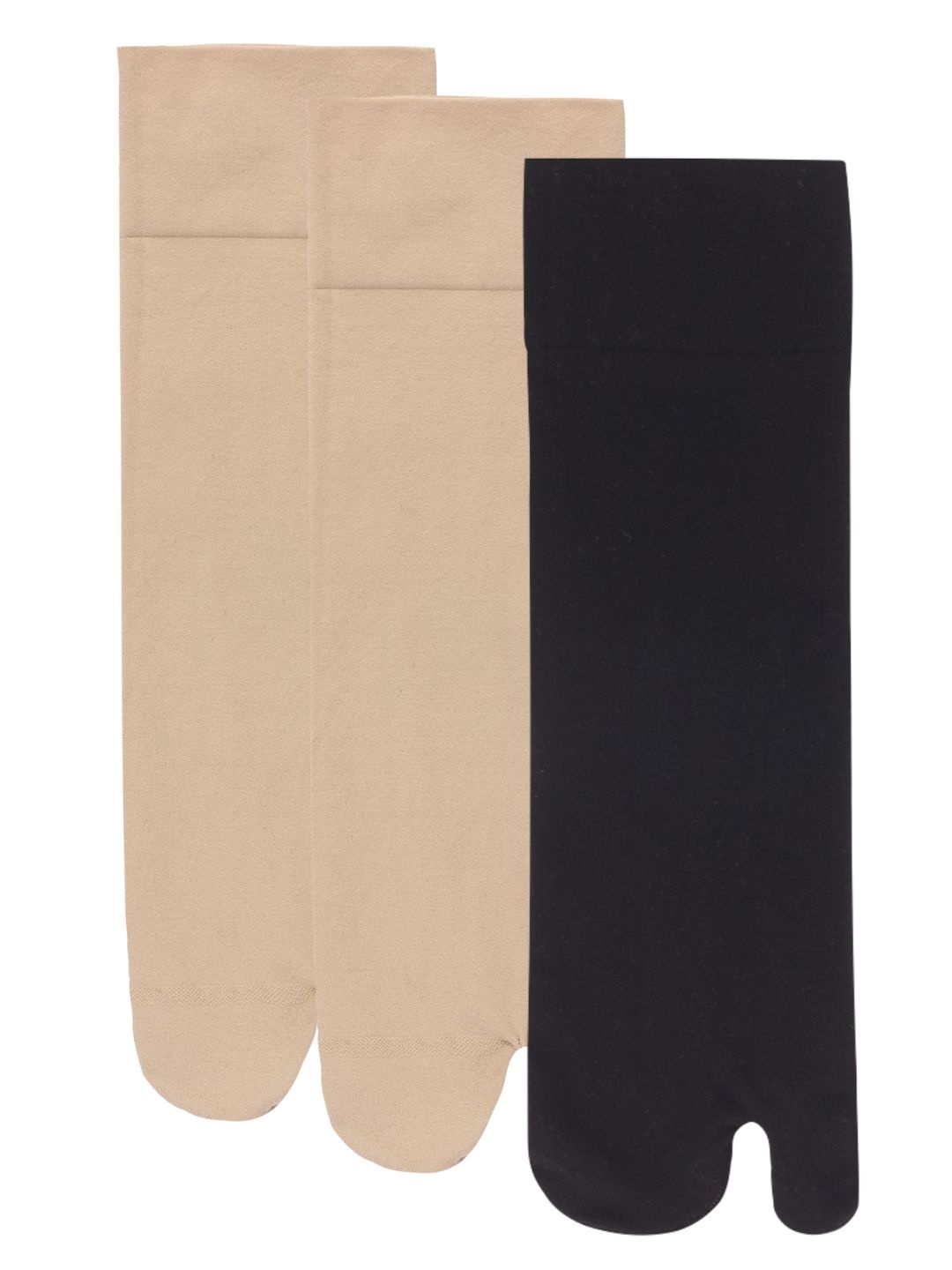 

N2S NEXT2SKIN Women Pack Of 3 Assorted Ankle-Length Socks