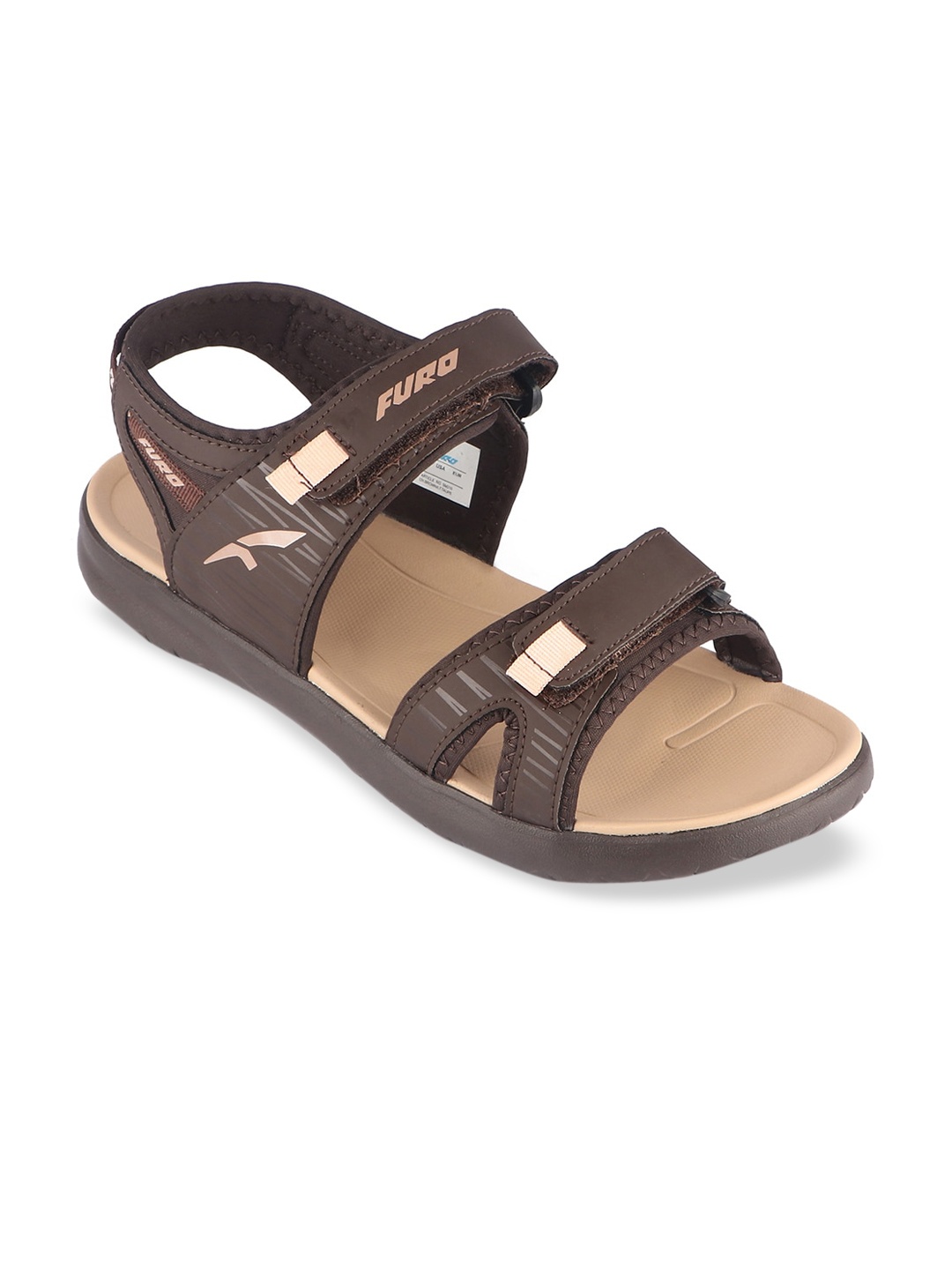 

FURO by Red Chief Men Brown & Beige Solid Sports Sandals