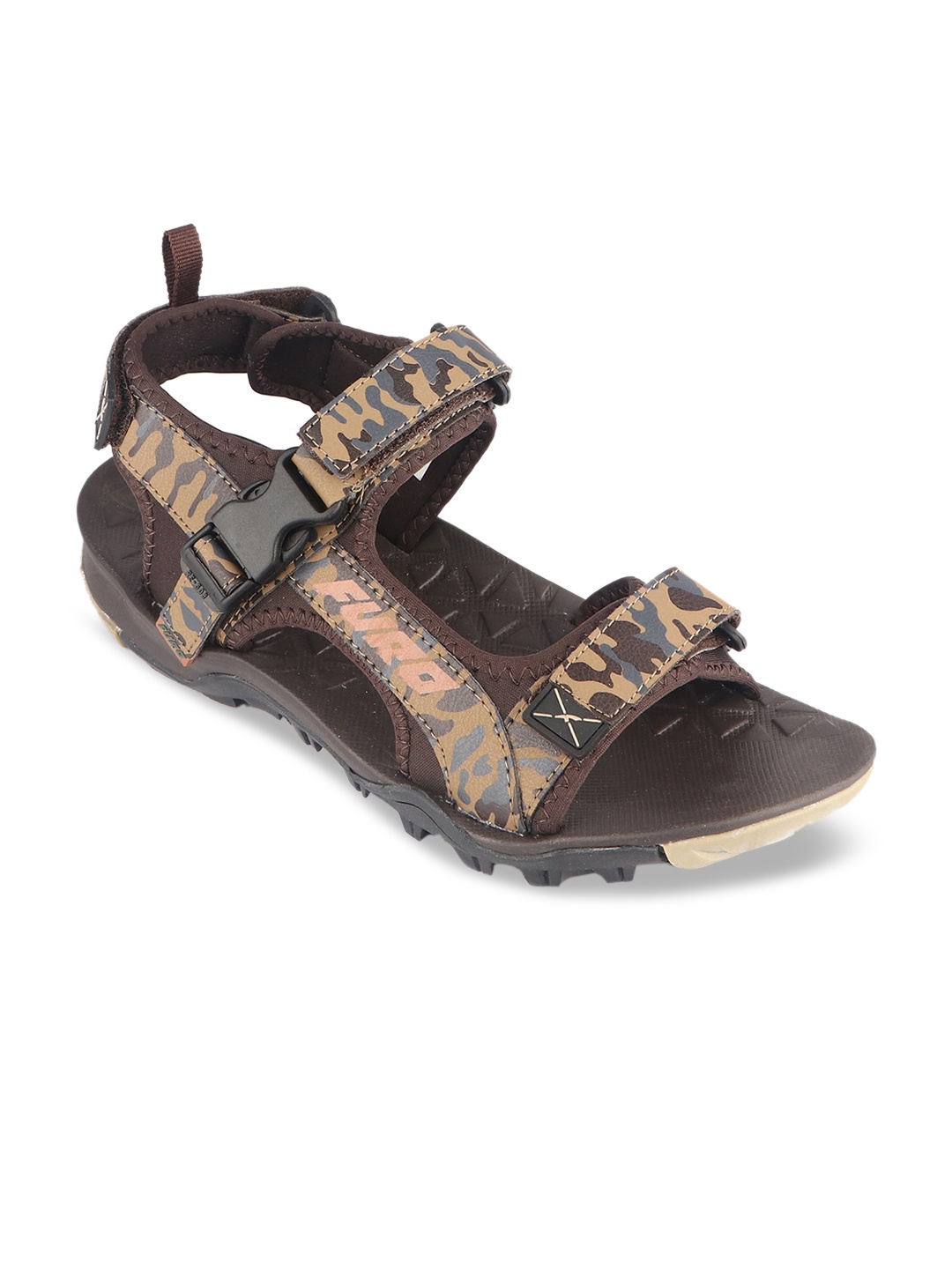 

FURO by Red Chief Men Brown Printed Sports Sandals