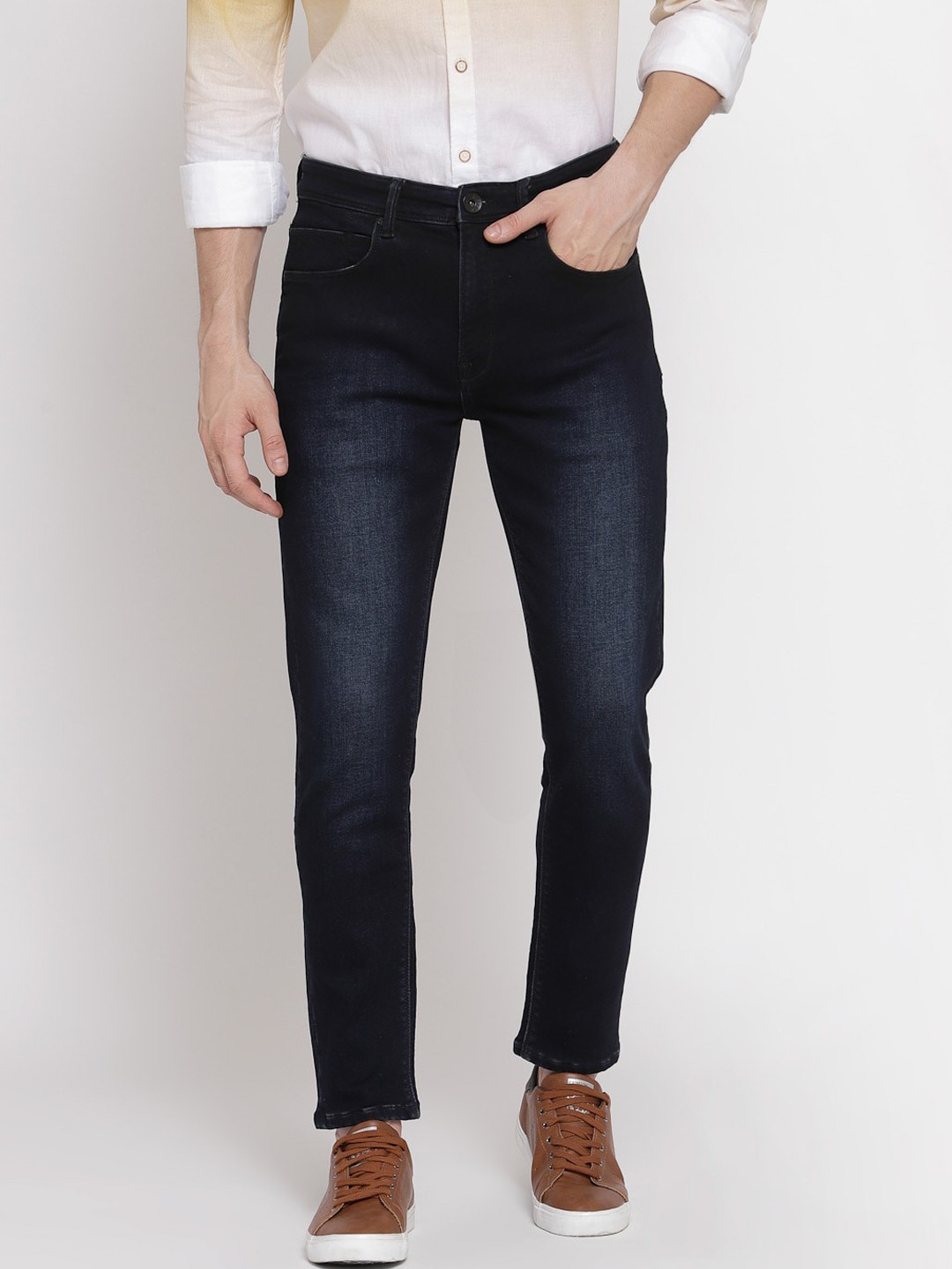 

Pepe Jeans Men Blue Skinny Fit High-Rise Light Fade Stretchable Jeans