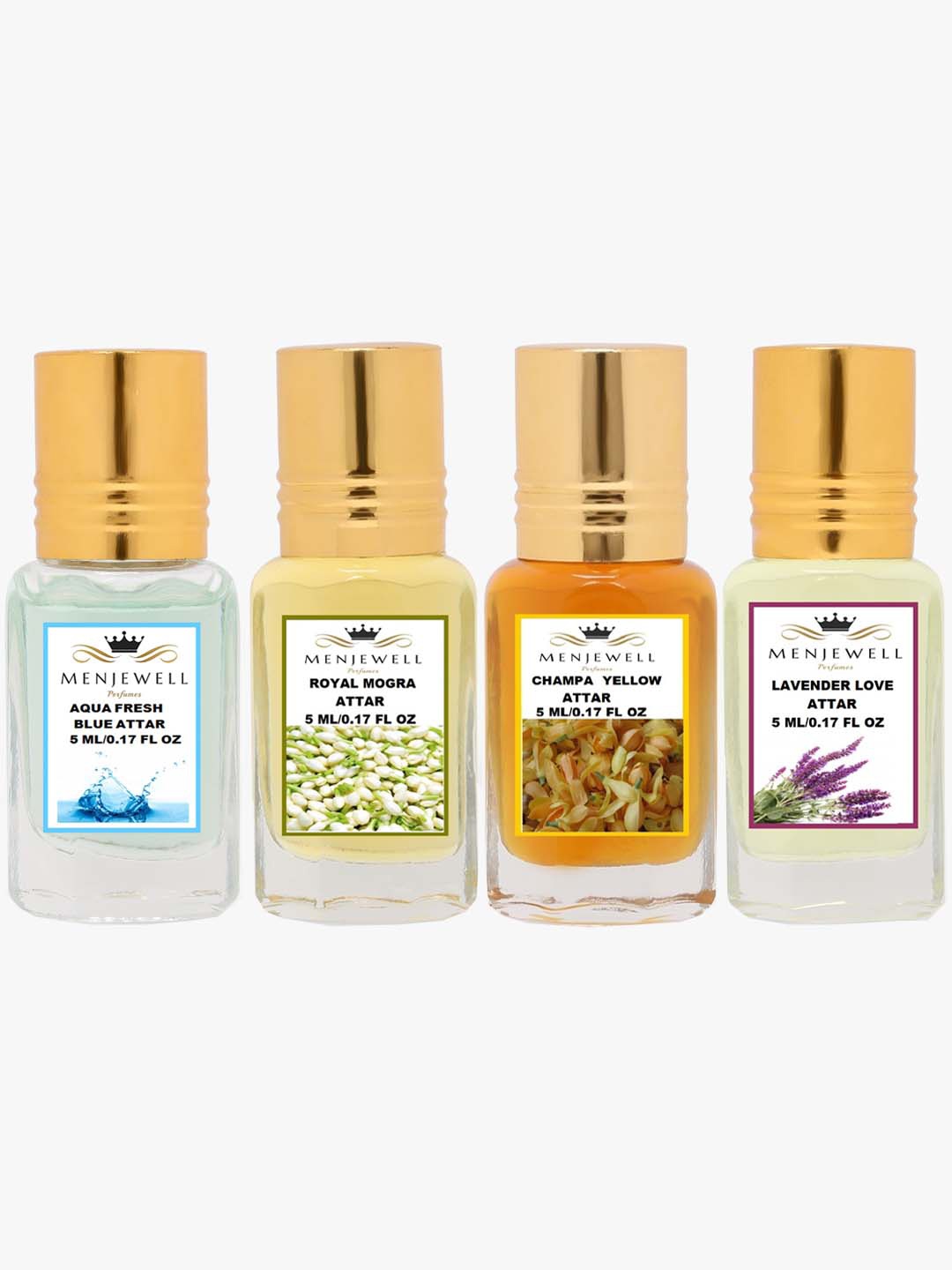 

Menjewell Perfume Combo set, Transparent