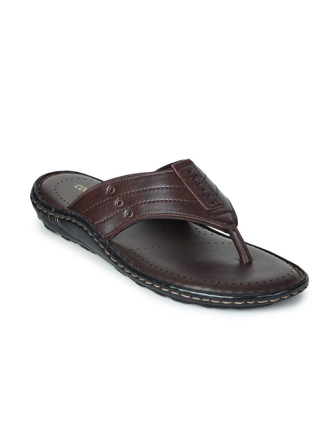 

Liberty Men Brown & Black Thong Flip-Flops