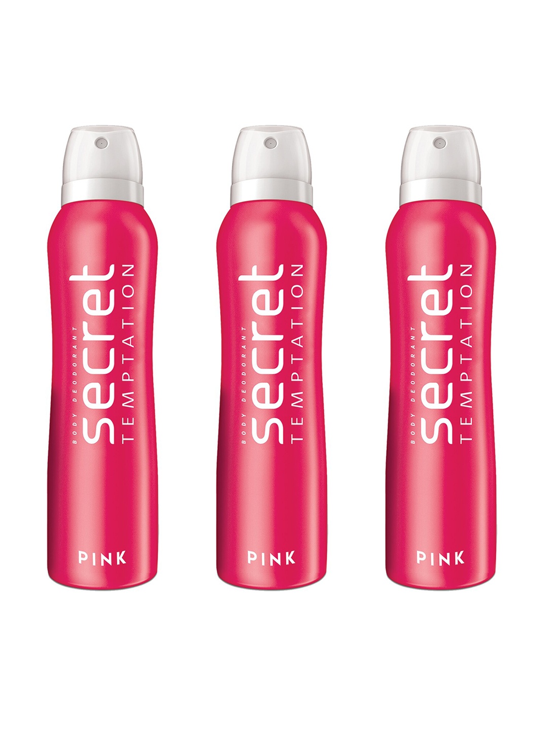 

Secret Temptation Women Pink Deodorant Set of 3-150ml each