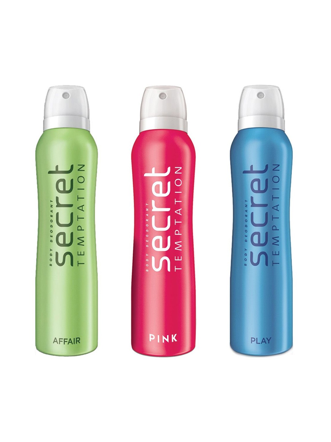 

Secret Temptation Women Pack of 3 Deodorant, Blue