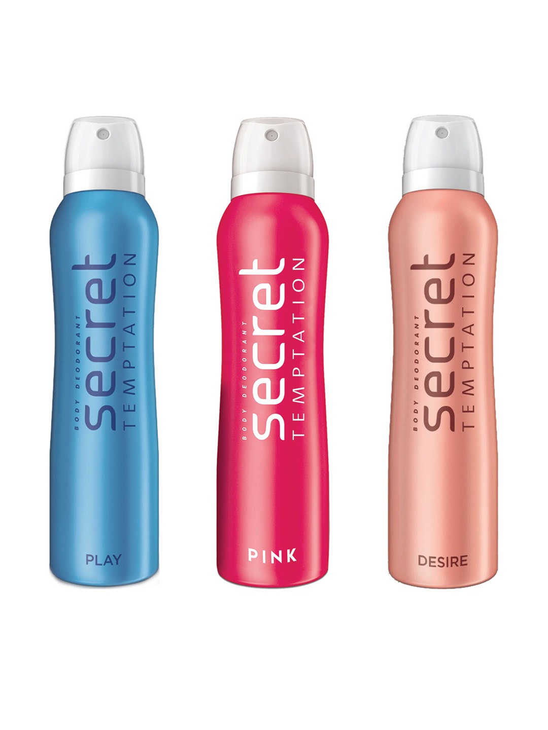 

Secret Temptation Set of 3 Women Deodorant Combo (150ml each), Multi