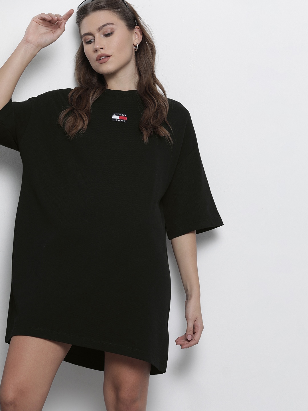 

Tommy Hilfiger Black Organic Cotton T-shirt Dress