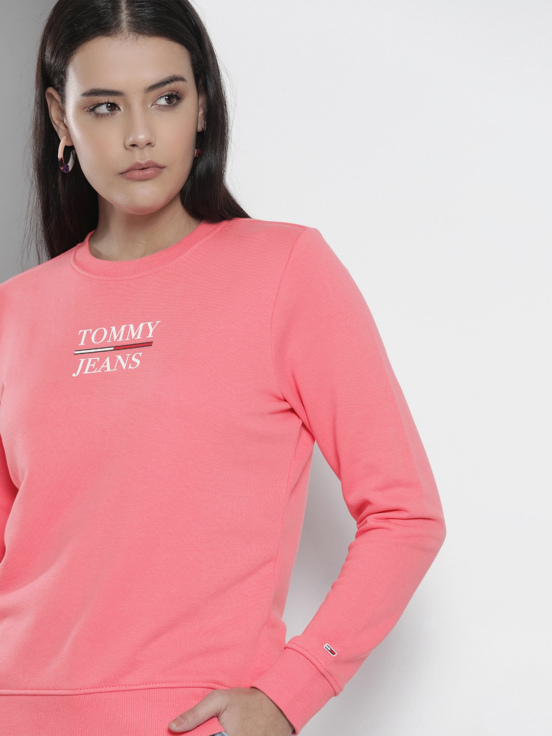 

Tommy Hilfiger Women Pink Printed Sweatshirt