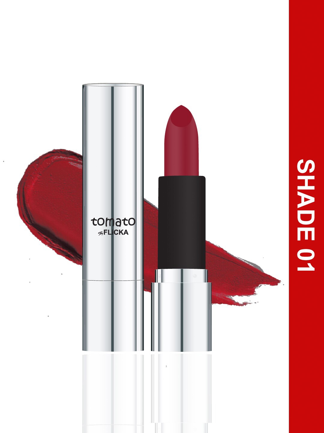 

Tomato By Flicka Lipstick - 01Red, Red