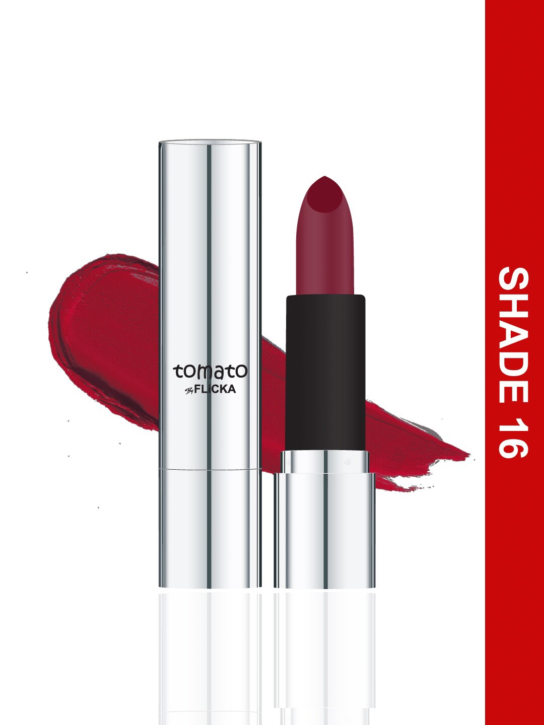 

FLiCKA Tomato By Flicka Matte Lipstick - 16, Red