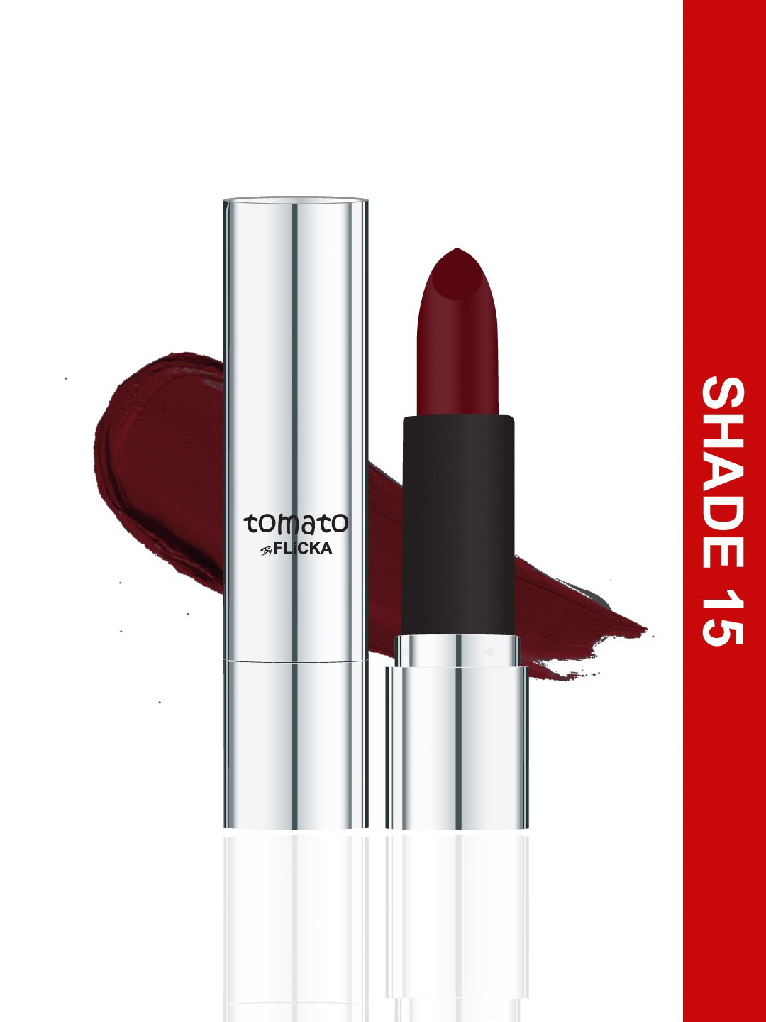 

FLiCKA Tomato By Flicka Matte Lipstick - 15, Maroon