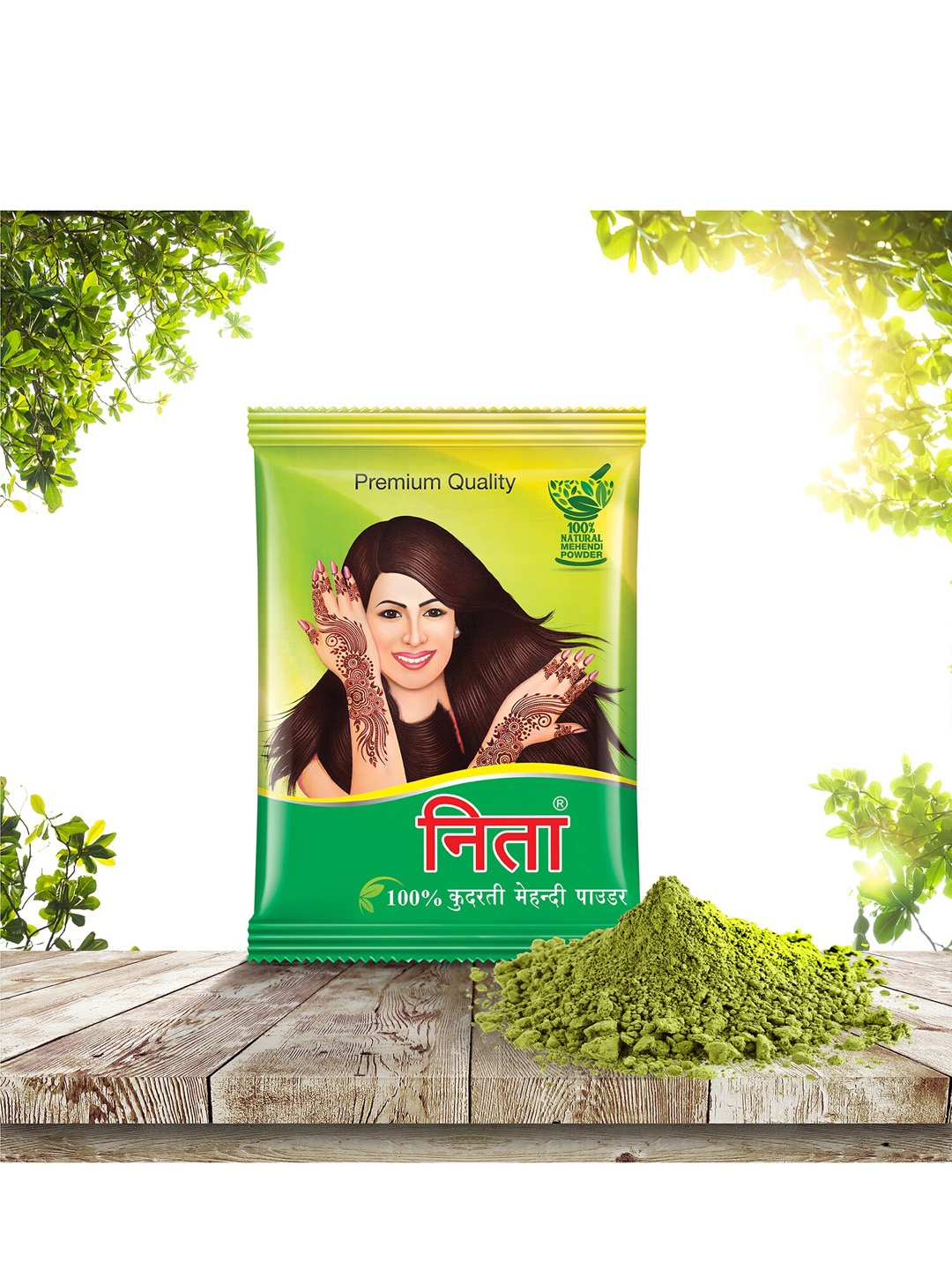 

Neeta Natural Mehendi Powder -500g, Green