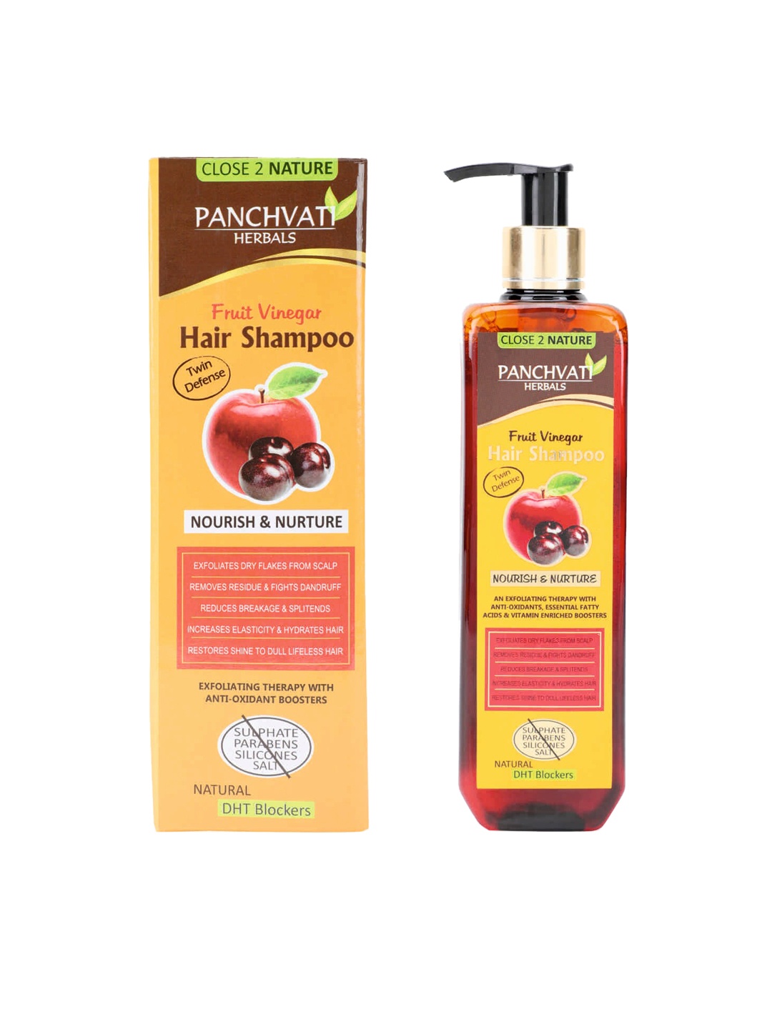 

Panchvati Herbals Unisex Fruit Vinegar Hair Conditioner 300 ml, Brown