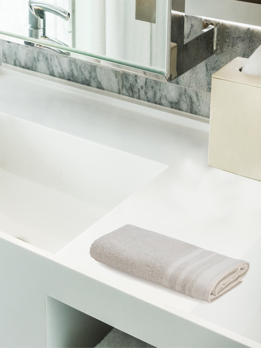 

Himeya Grey Solid 450GSM Pure Cotton Sustainable Bath Towels