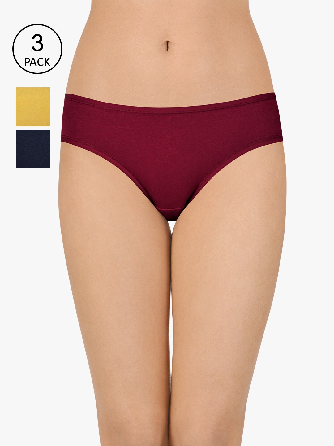 

Amante Women Women Pack of 3 Bikini Briefs, Assorted