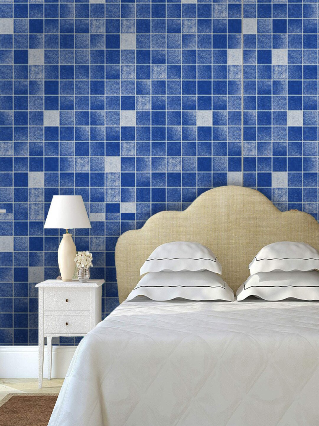 

Jaamso Royals Blue Self-adhesive & Waterproof Tiles Wallpaper