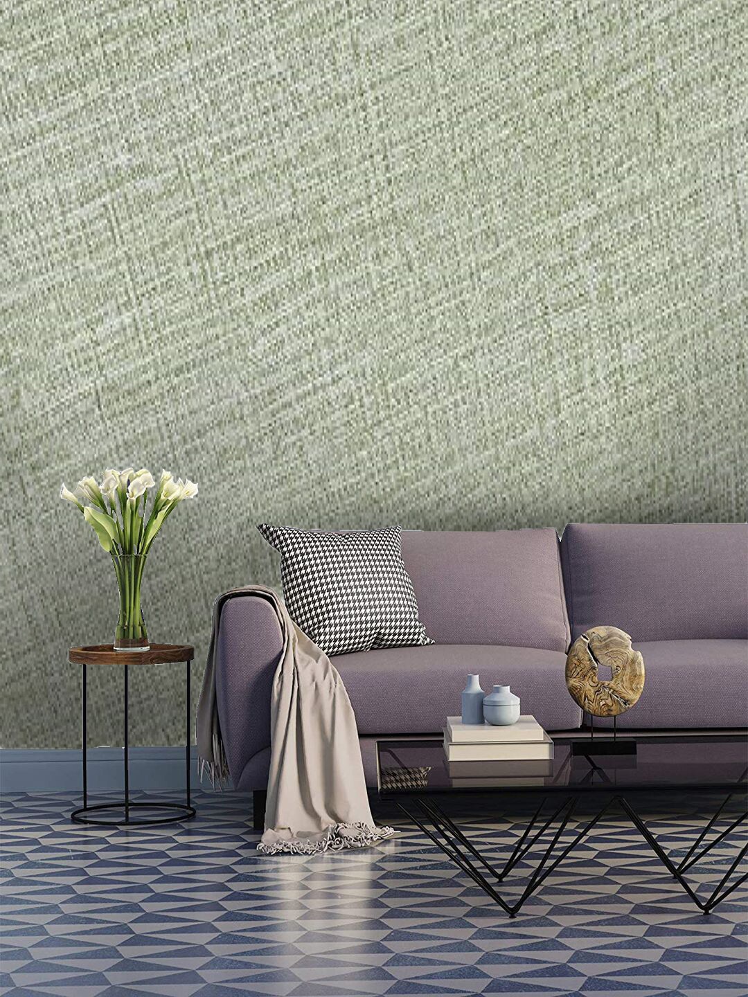 

Jaamso Royals Green Printed Self-Adhesive & Waterproof Wallpaper