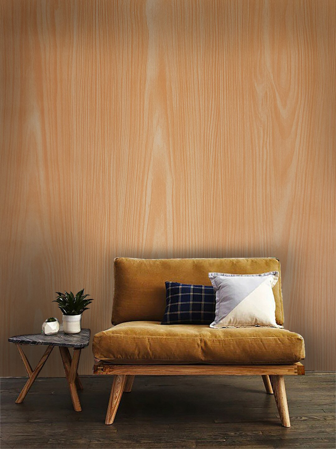 

Jaamso Royals Brown Printed Self-Adhesive & Waterproof Wallpaper