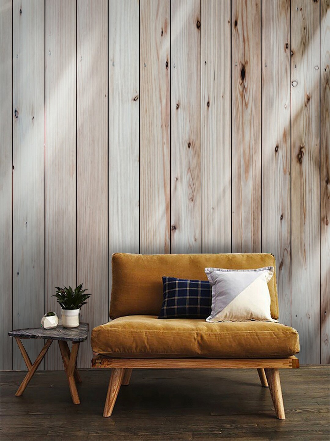 

Jaamso Royals Brown Self-adhesive & Waterproof Nature Wood Wallpaper