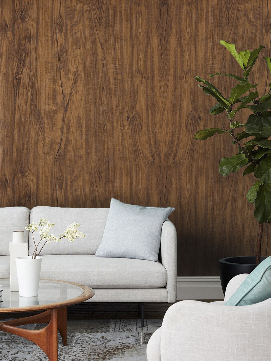 

Jaamso Royals Brown Self-Adhesive & Waterproof Marble Wallpaper