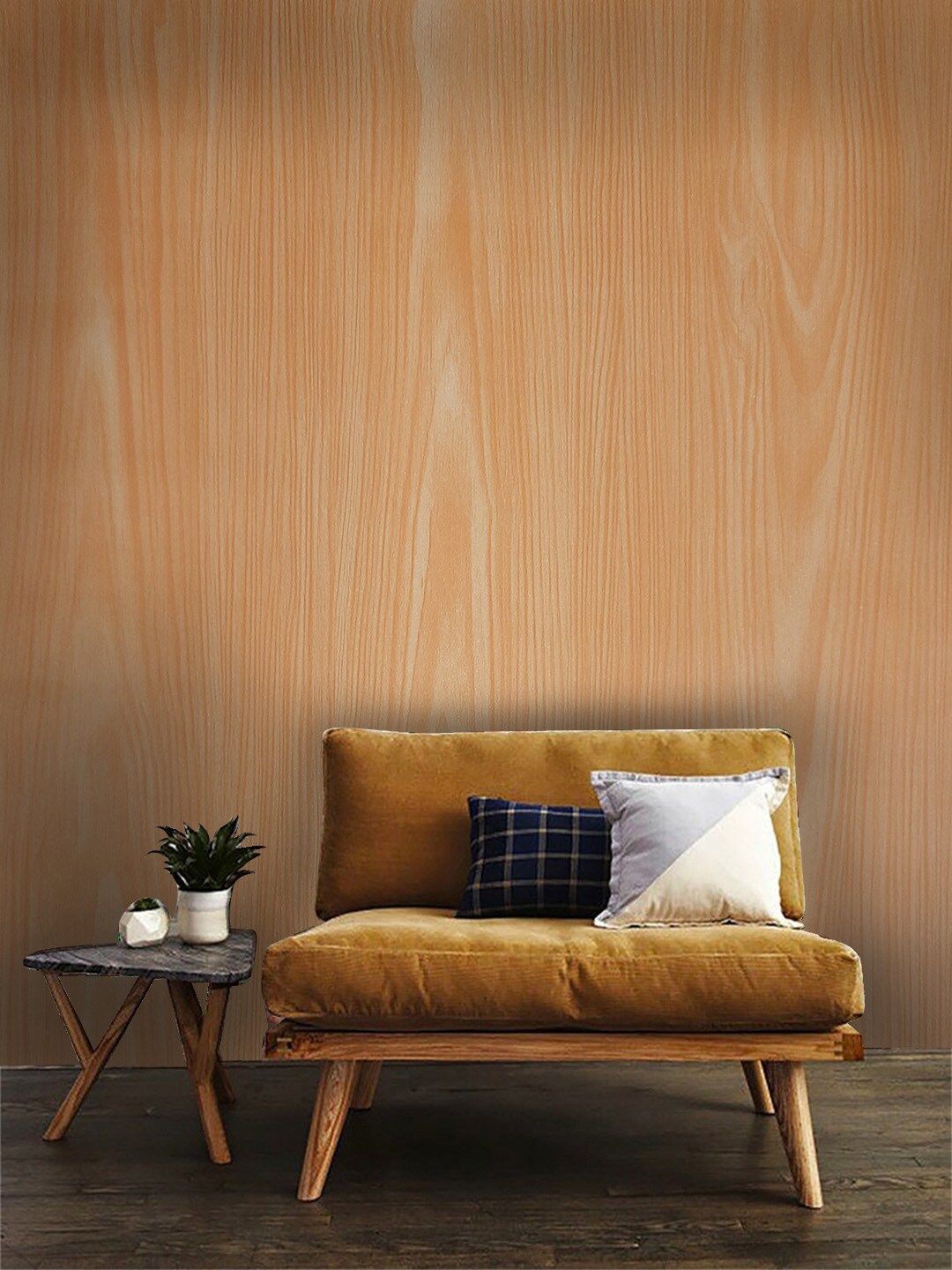 

Jaamso Royals Brown Self-Adhesive & Waterproof Abstract Wallpaper