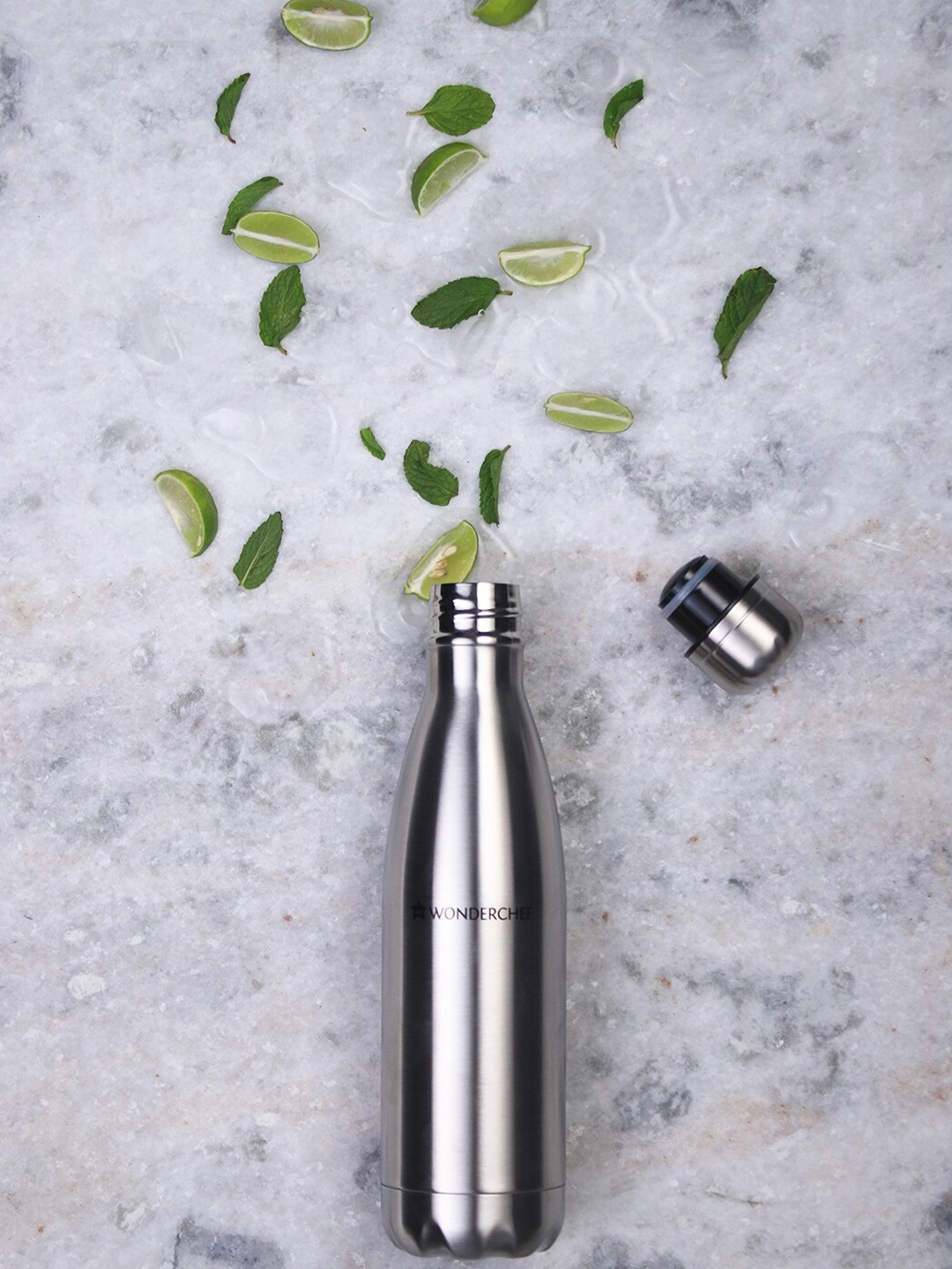 

Wonderchef Silver-Toned Water Bottle 1000ml