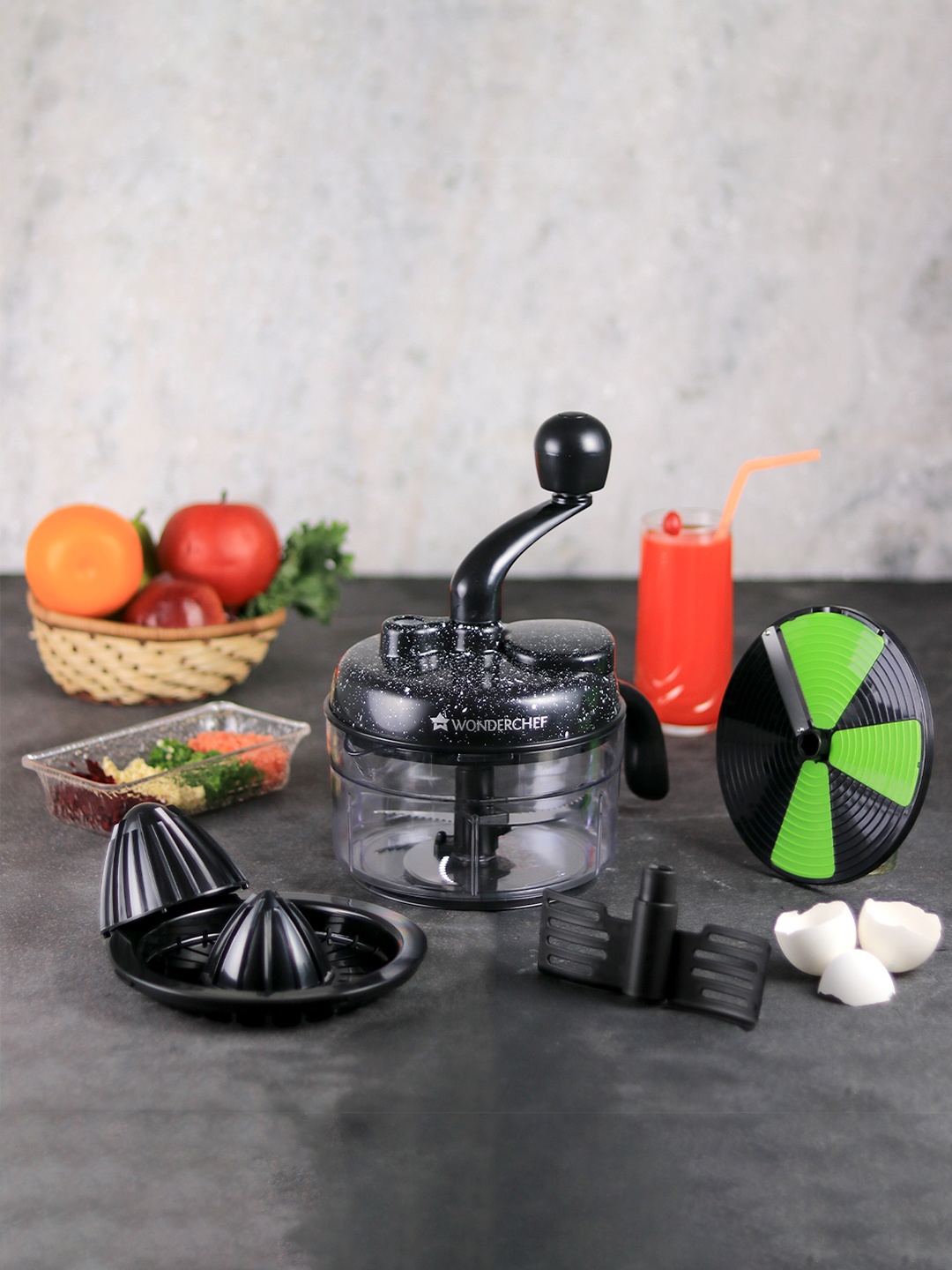 

Wonderchef Turbo Chopper & Citrus Juicer, Black