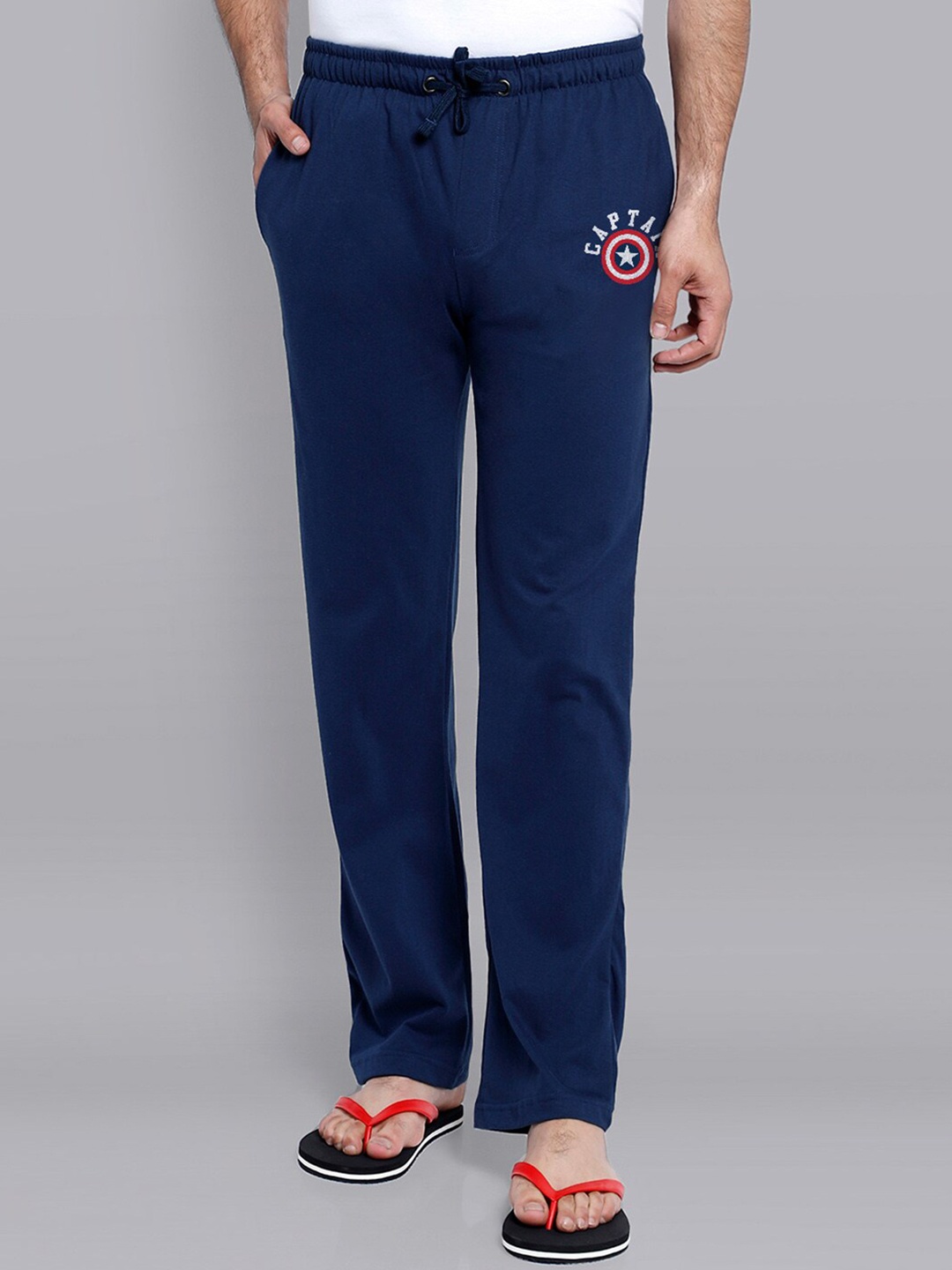 

Free Authority Men Blue Captain America Featured Cotton Pyjama