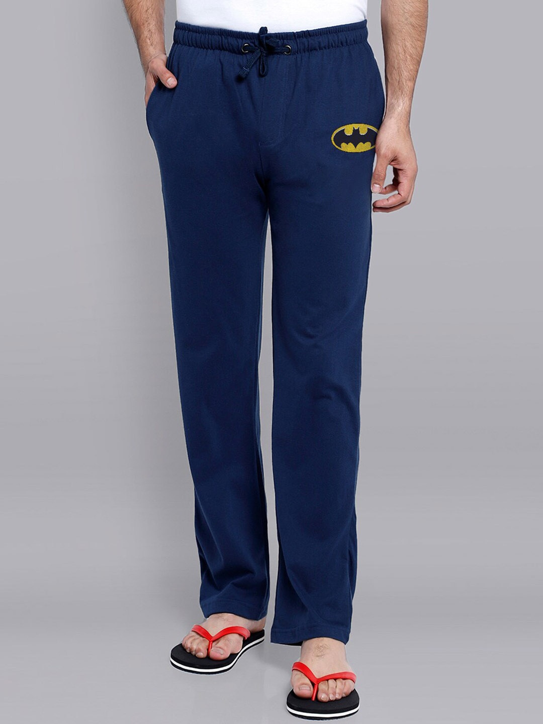 

Free Authority Men Blue Batman Printed Cotton Lounge Pants