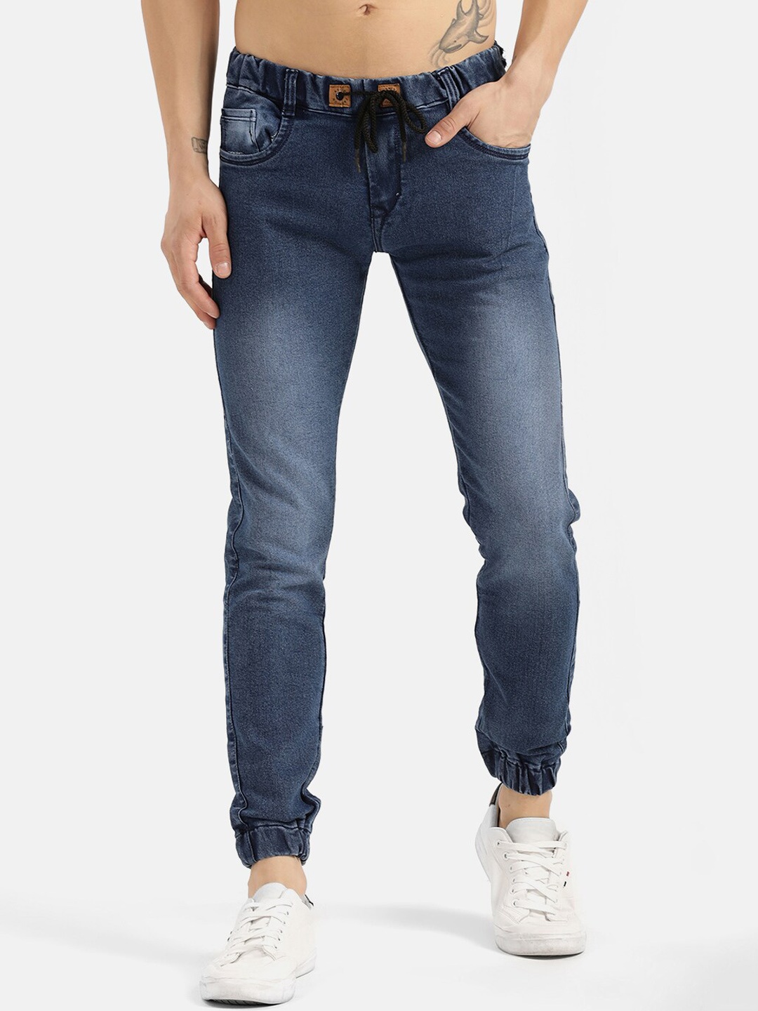 

V2 Value & Variety Men Blue Mid Rise Heavy Fade Jeans