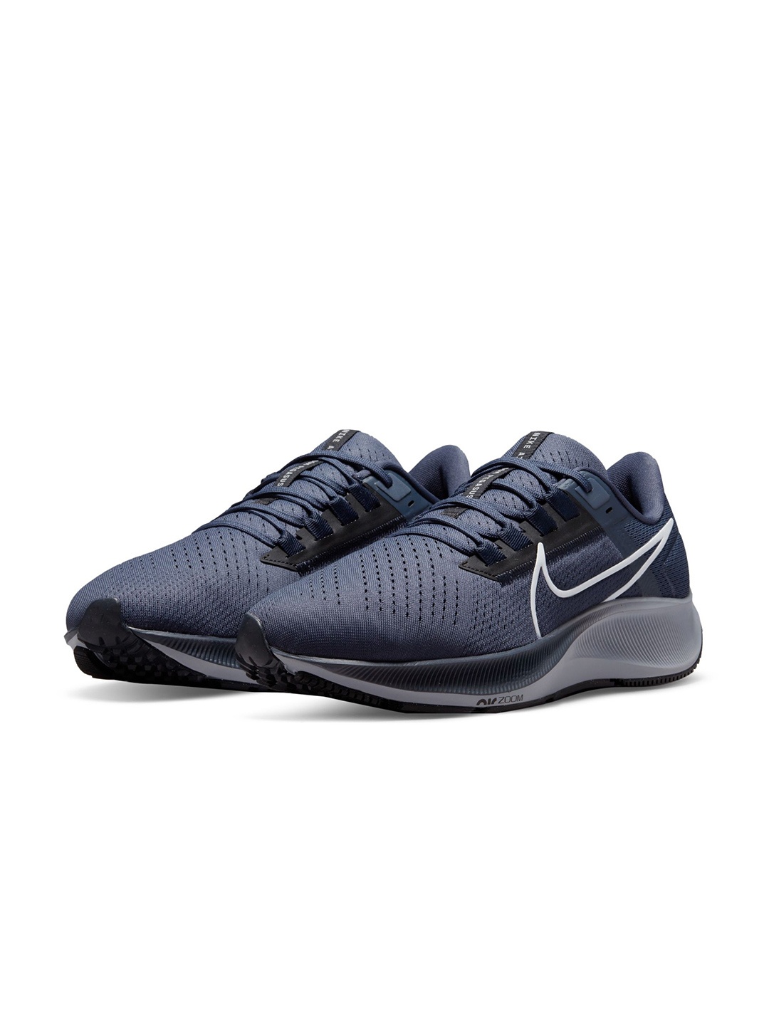 

Nike Men Grey Air Zoom Pegasus 38 Running Shoes
