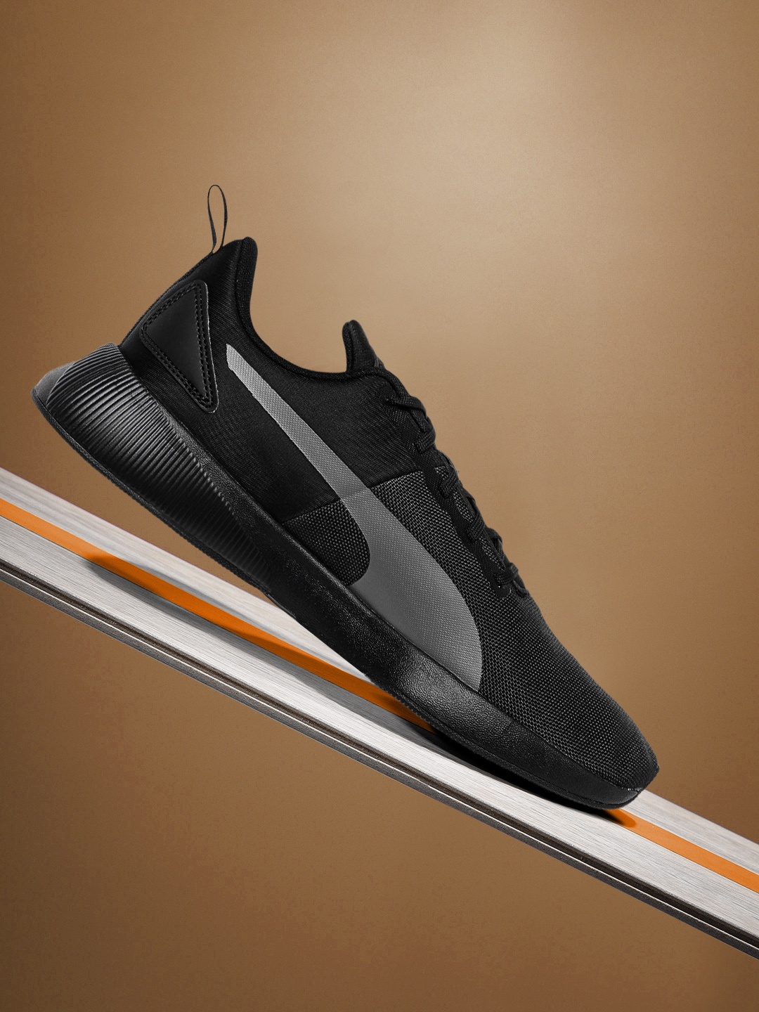 

Puma Black FLYER Runner Shoes