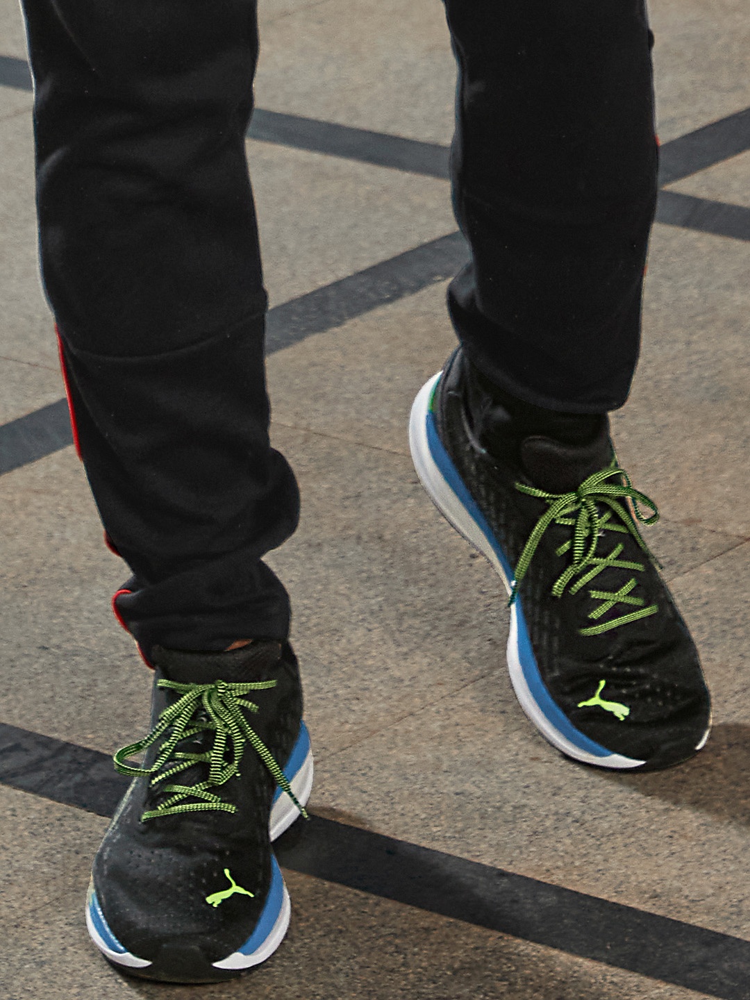 

Puma Men Black & Green Magnify Nitro Running Shoes