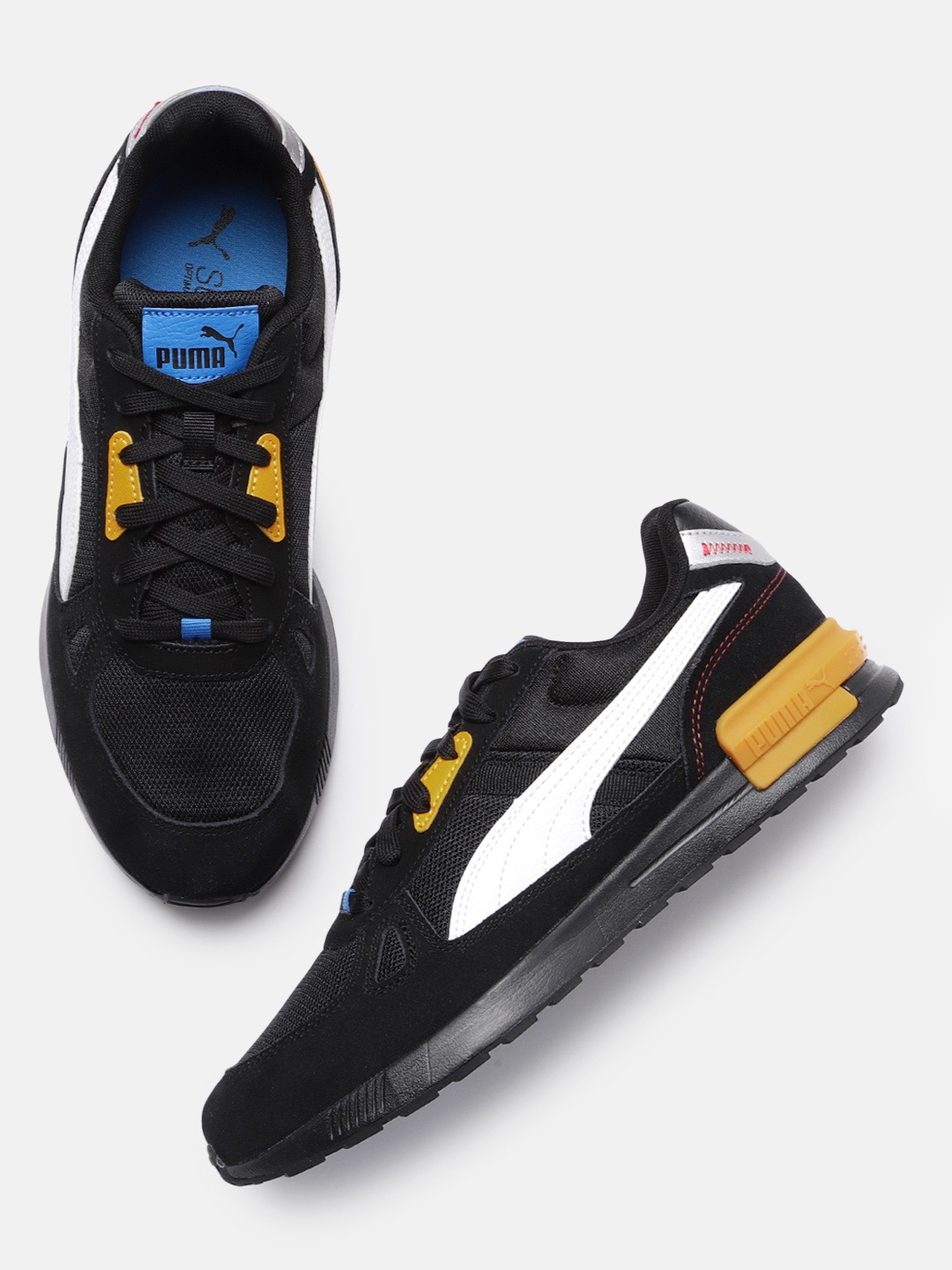 

Puma Unisex Black Graviton Pro Sneakers