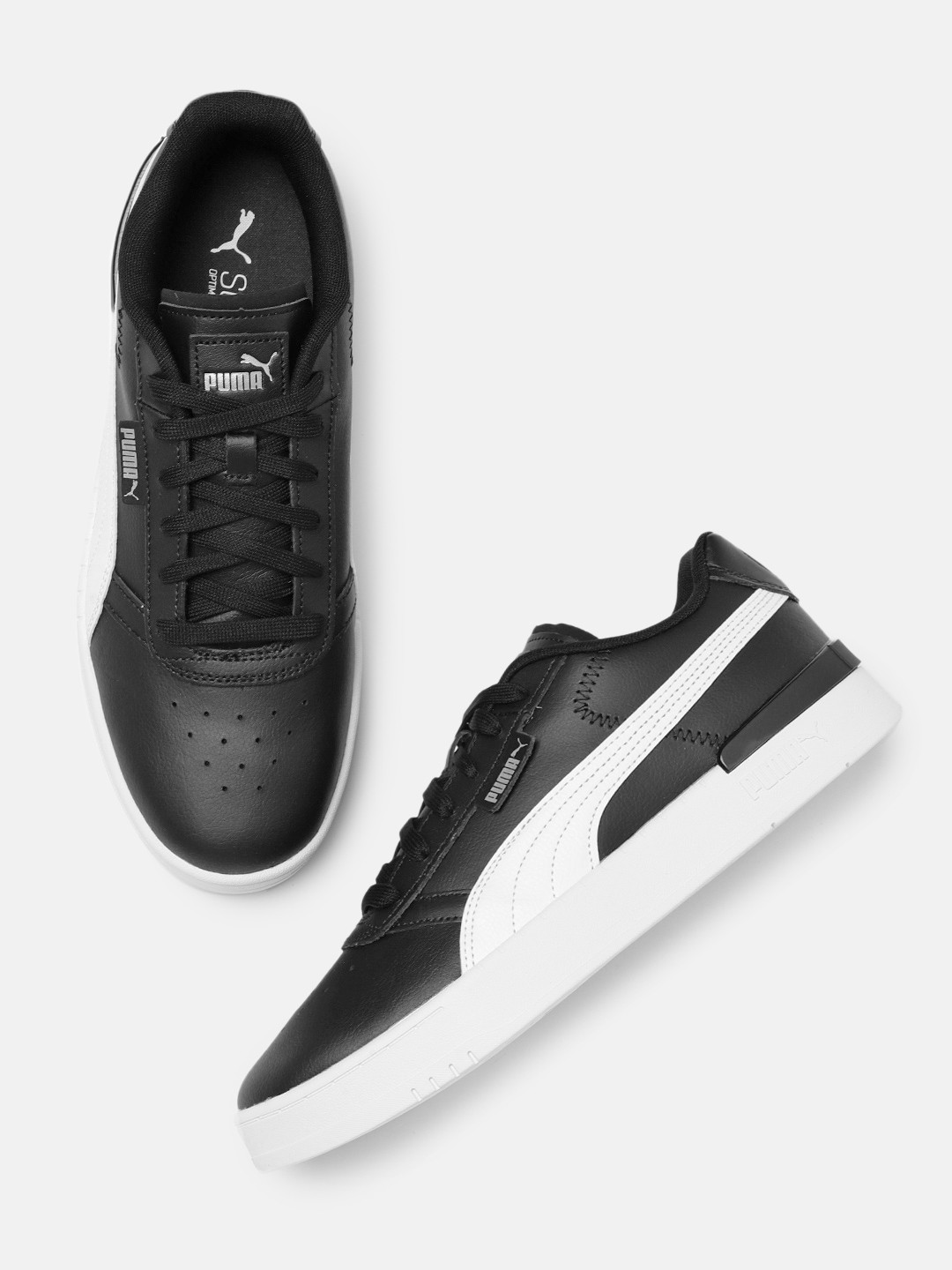 

Puma Unisex Black Solid Clasico Trainers