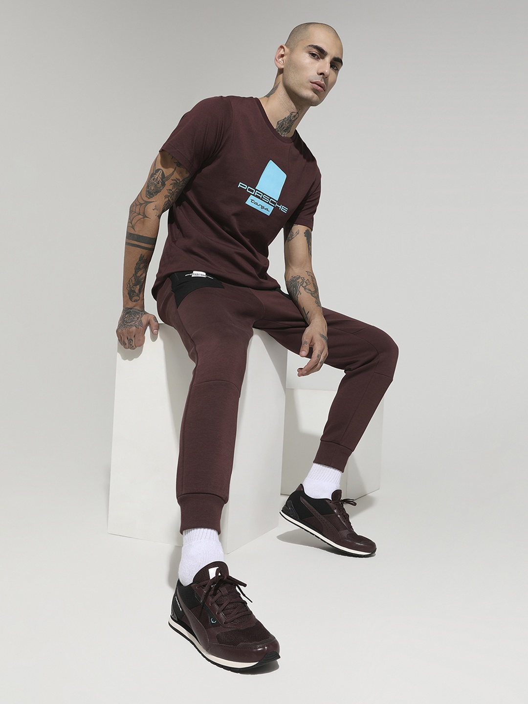 

PUMA Motorsport Unisex Maroon Porsche Legacy Track Racer Sneakers