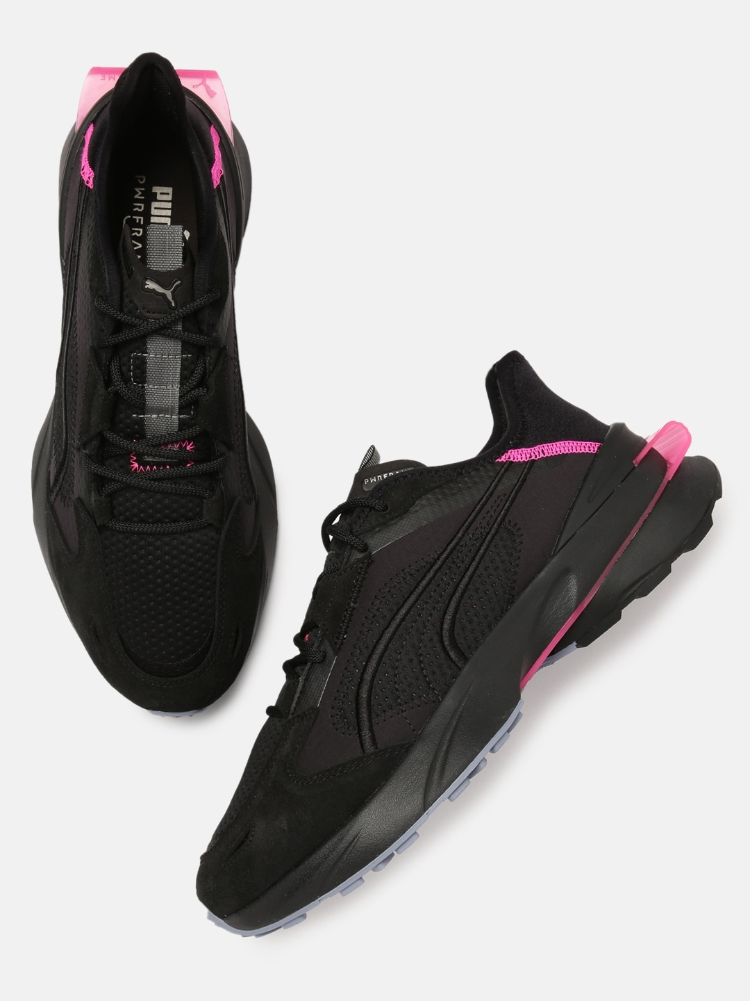 

Puma Unisex Black Solid OP-1 PWRFrame Sneakers