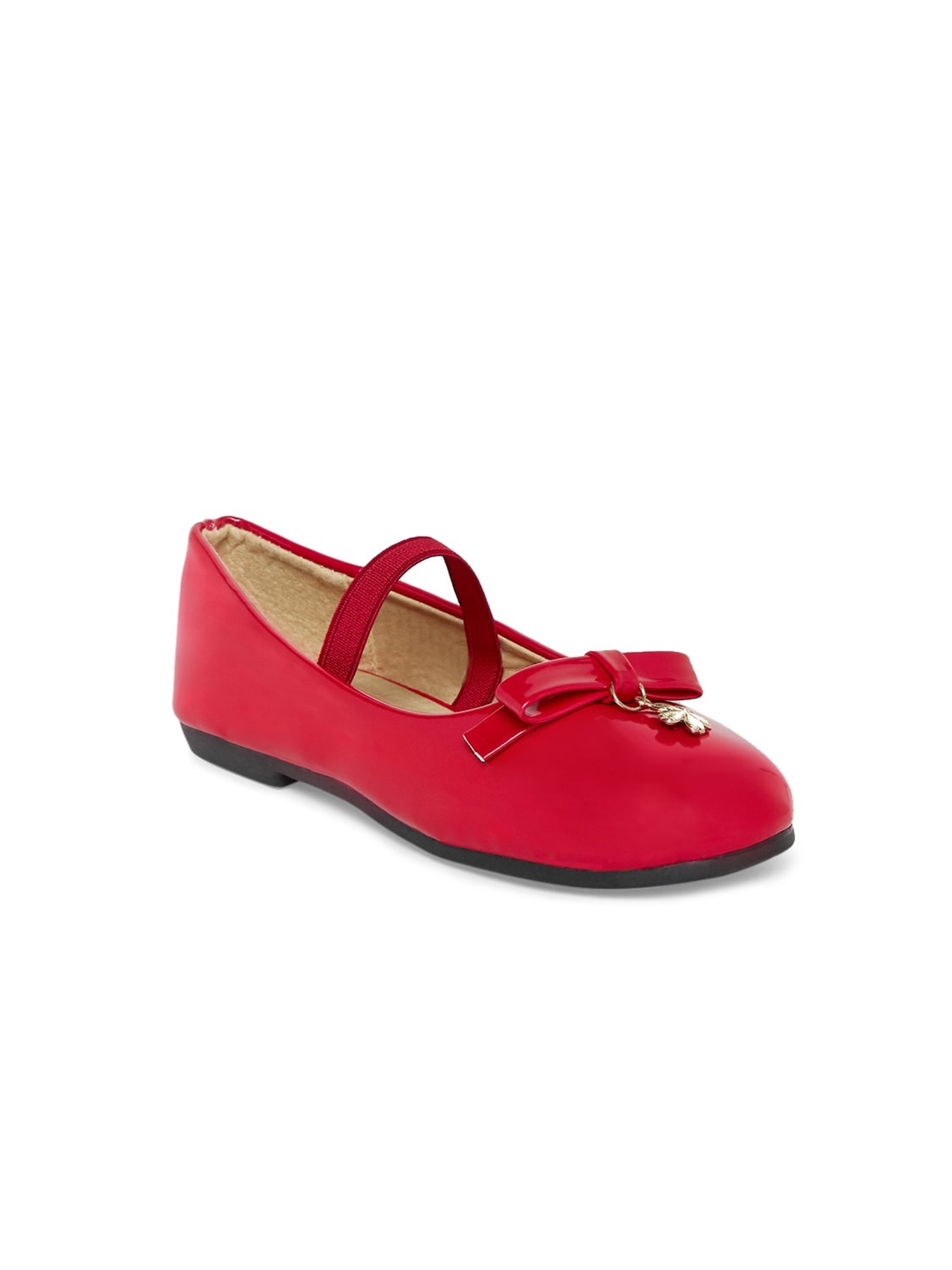 

Pantaloons Junior Girls Red Ballerinas with Bows Flats