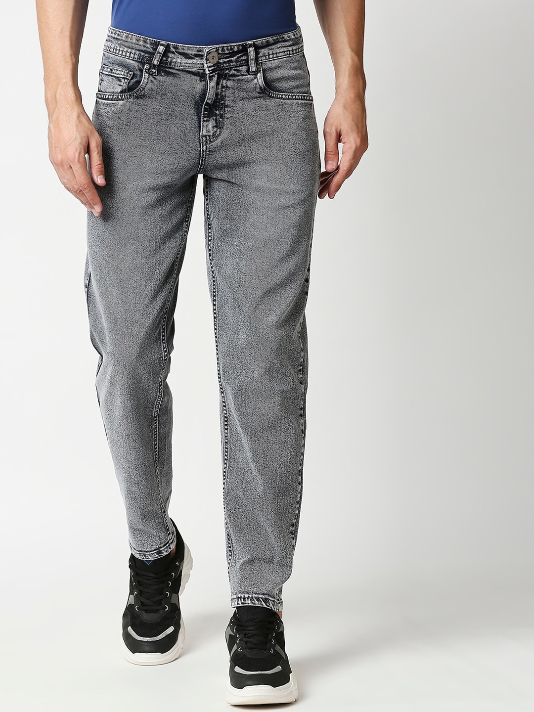 

High Star Men Grey Relaxed Fit Jeans