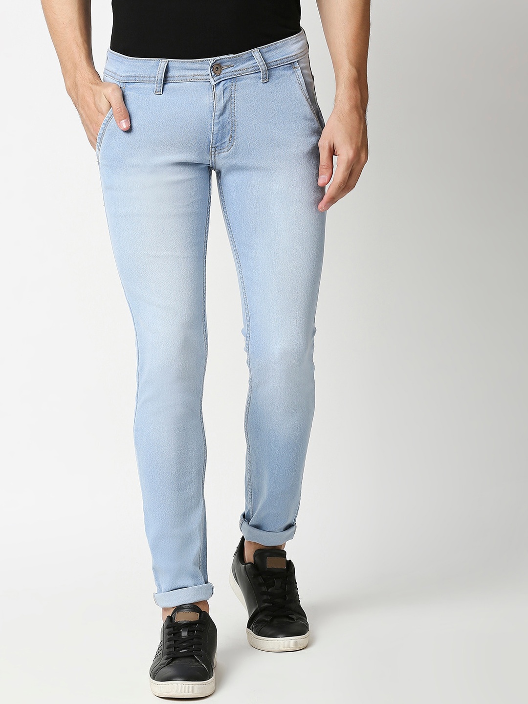 

High Star Men Blue Slim Fit Heavy Fade Jeans