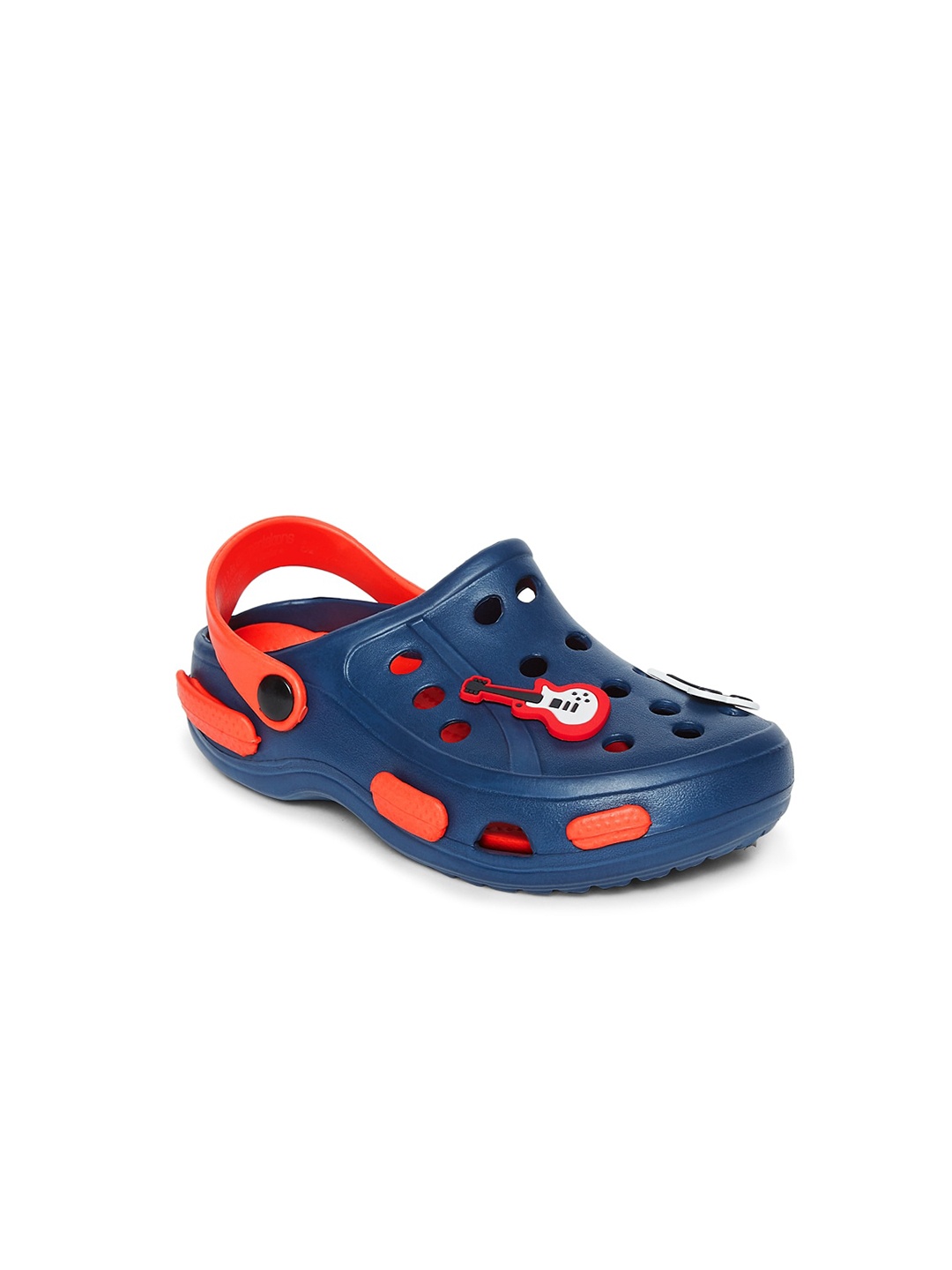 

Pantaloons Junior Boys Blue & Orange Clogs