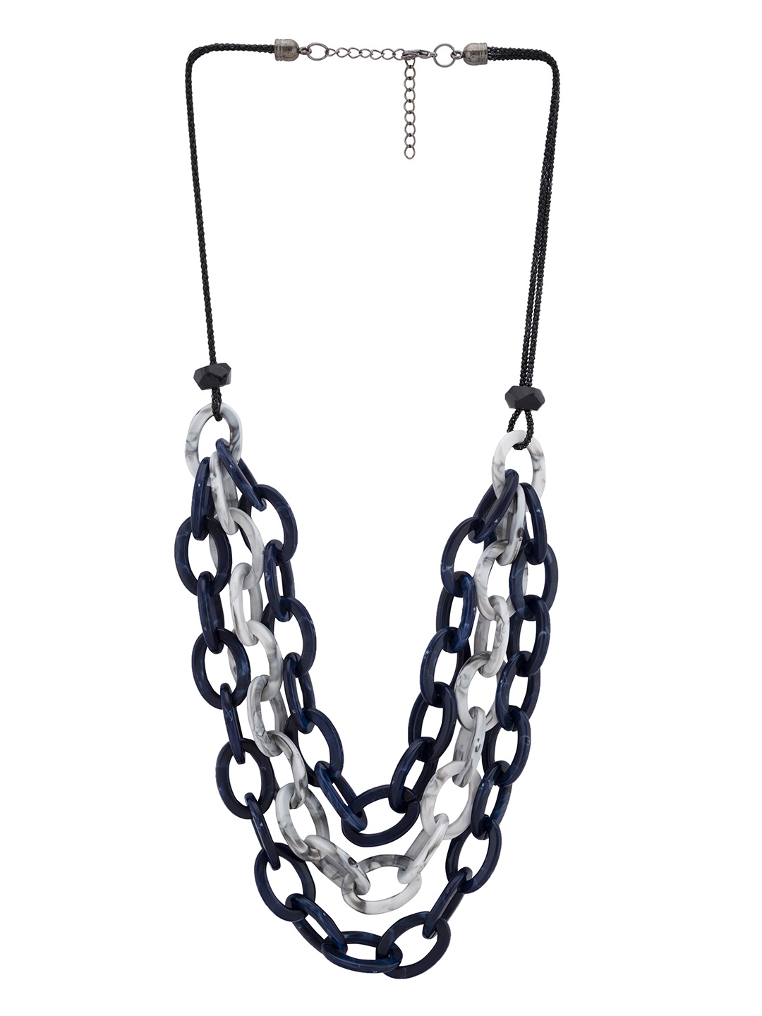 

Globus Navy Blue & White Necklace