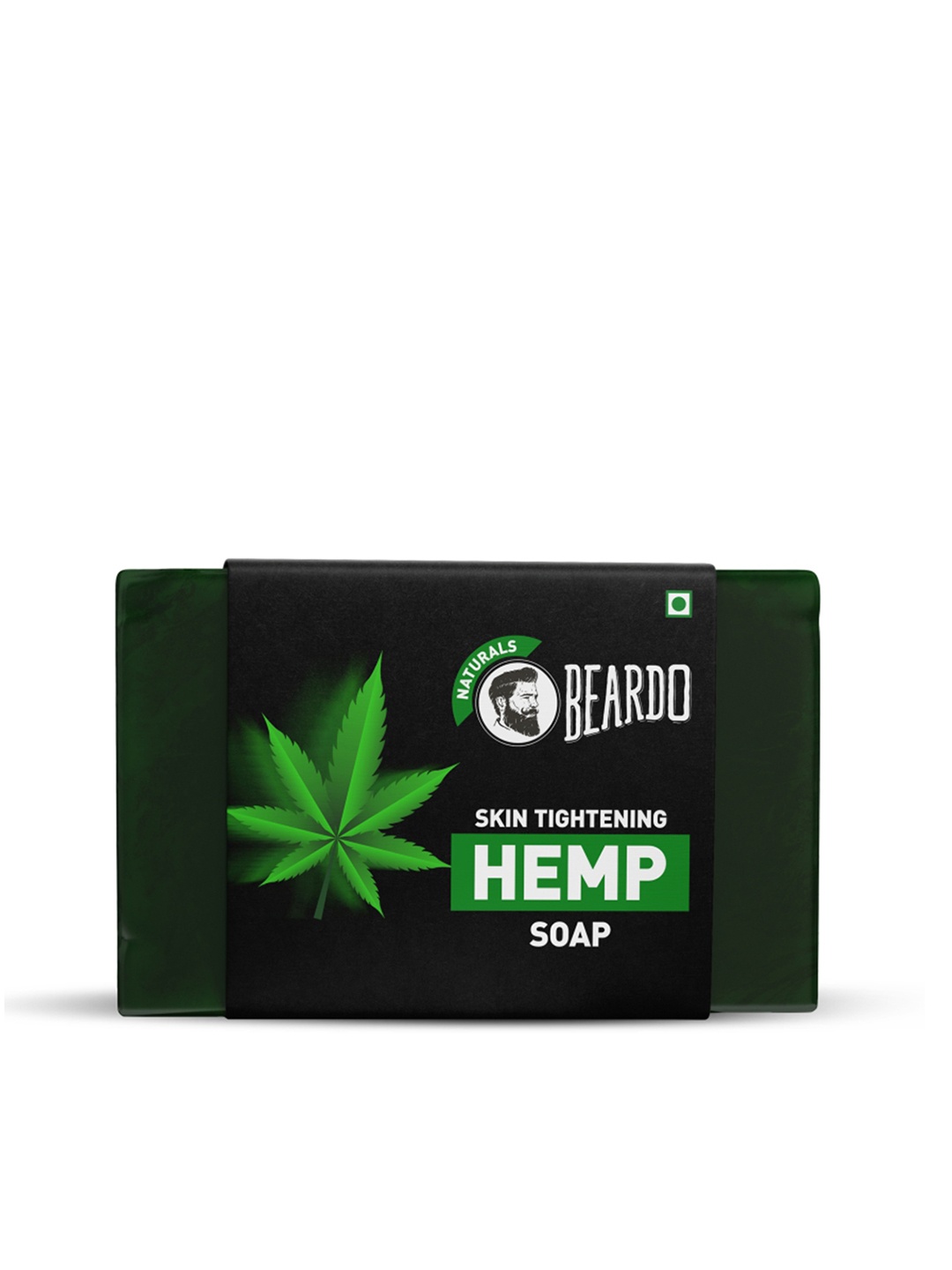 

Beardo Unisex Skin Tightening Hemp Soap 125 g, Green