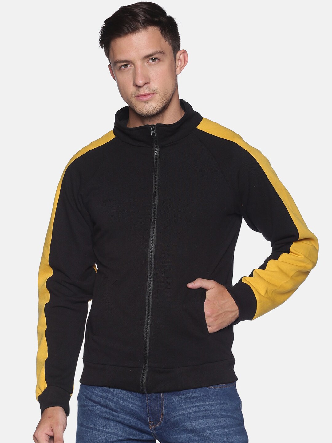 

Campus Sutra Men Black Sweatshirt