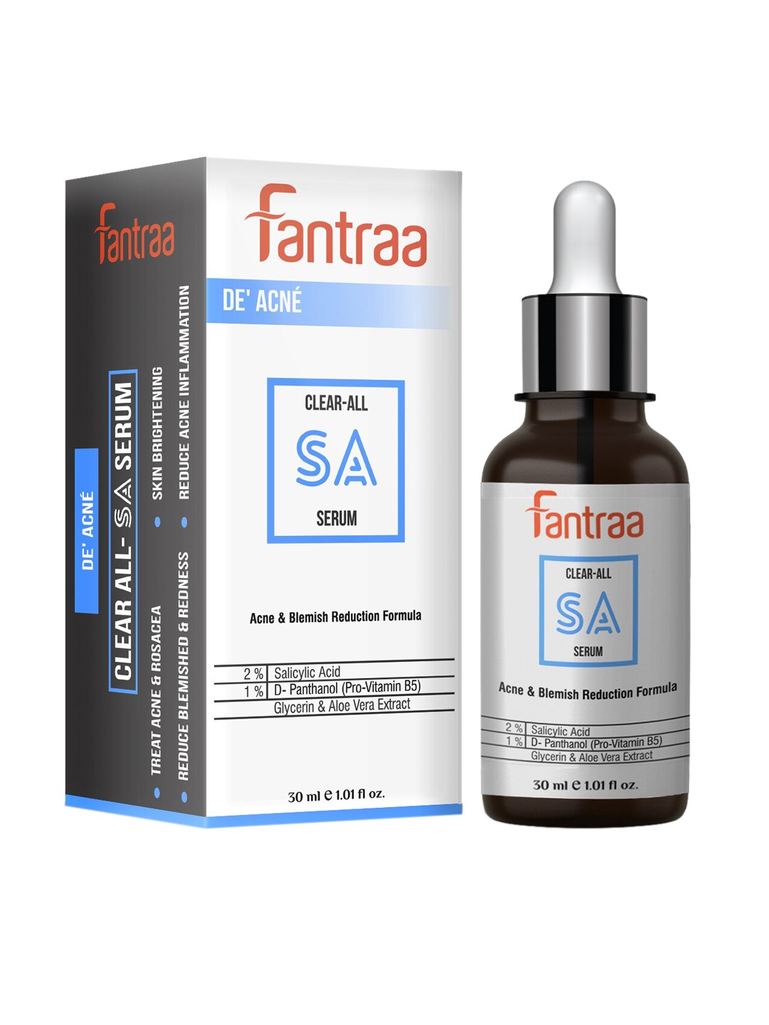 

Fantraa 2% Salicylic Acid Face Serum 30 ml, White