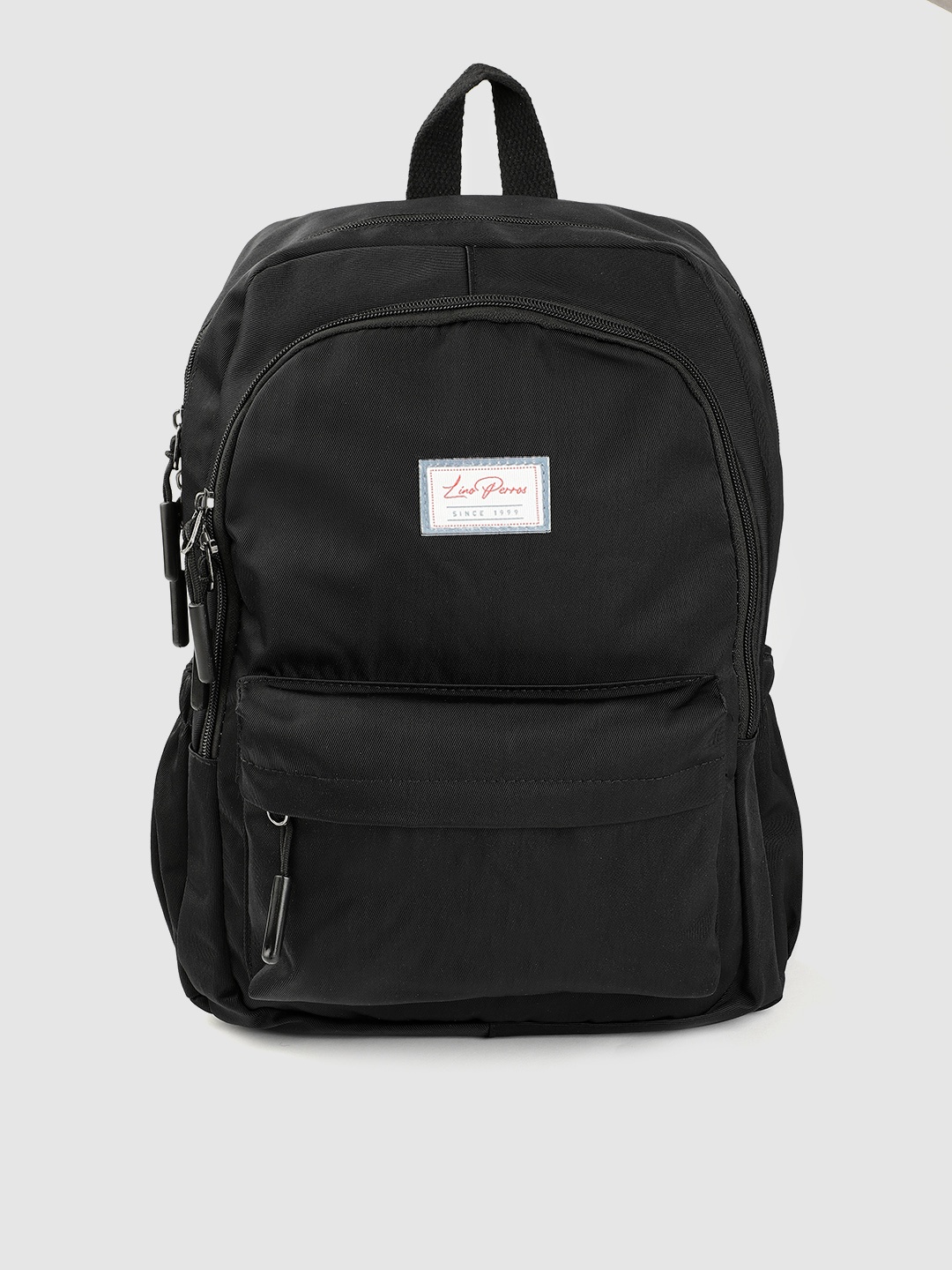 

Lino Perros Women Black 14 Inch Laptop Backpack