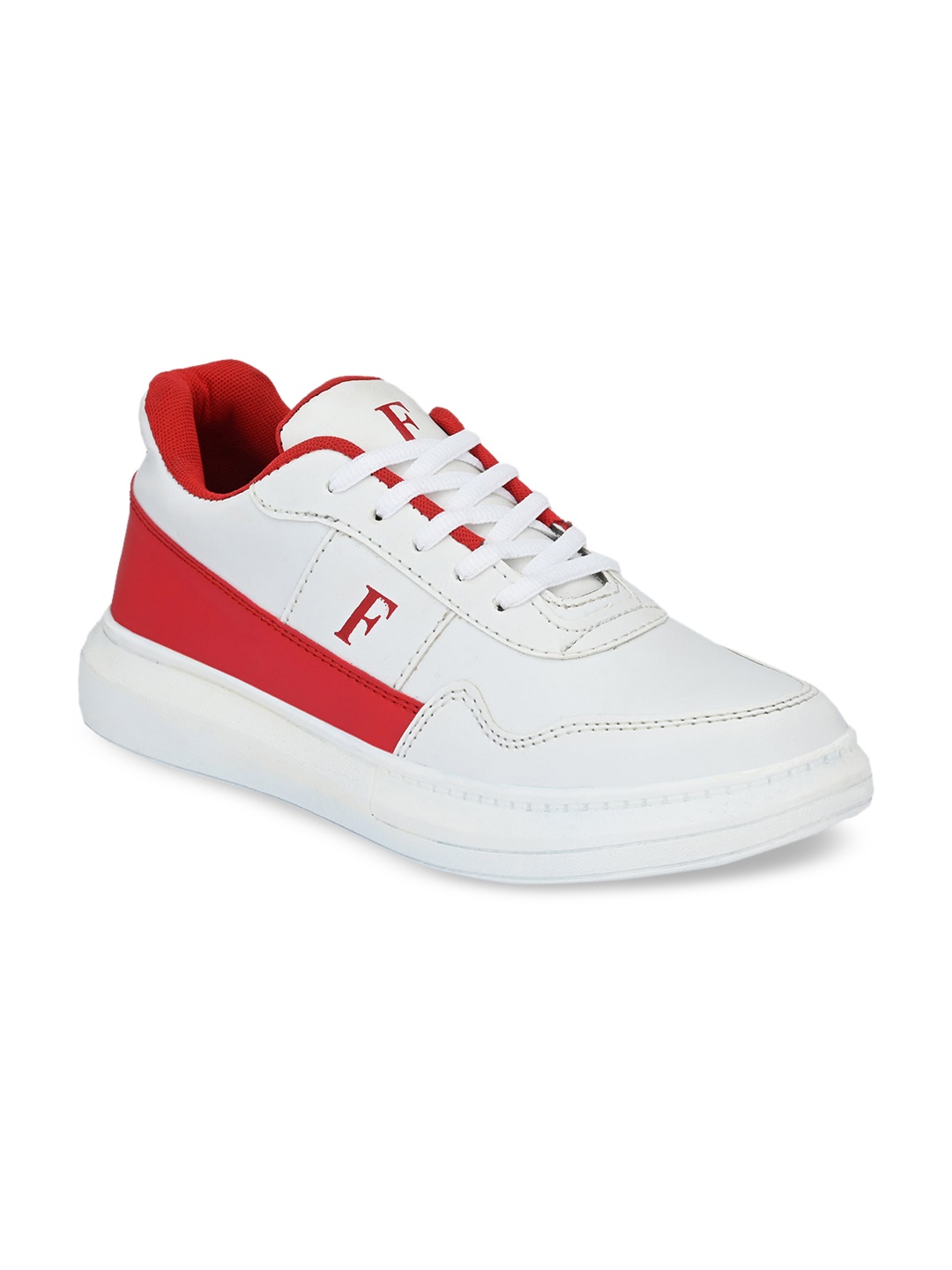 

Ferraiolo Men White Colourblocked Sneakers
