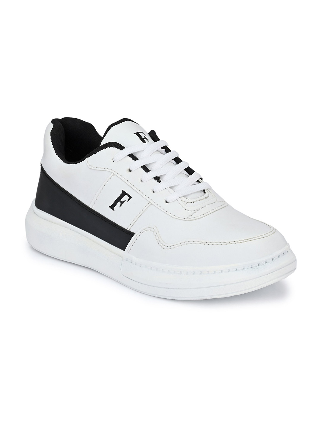 

Ferraiolo Men White Colourblocked Sneakers